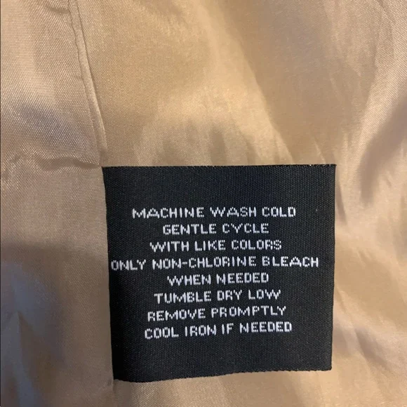 giacca Gallery Tan Coat Womens XL - Picture 4 of 7